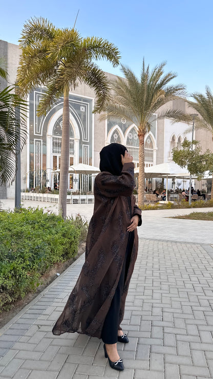 Cocoa Luxe Abaya Set