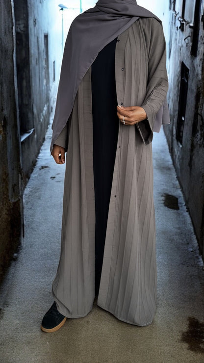 Charcola - Open abaya