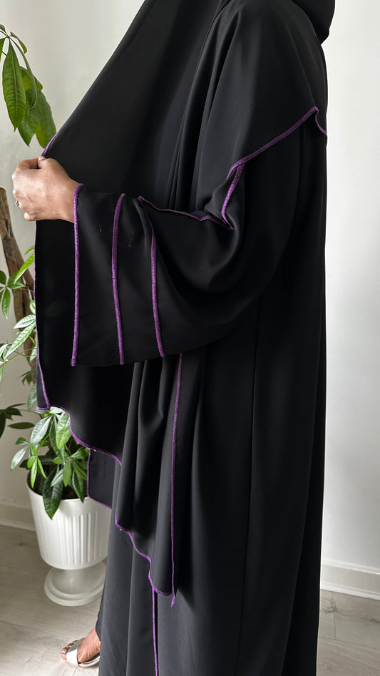 Violet abaya (clearance)