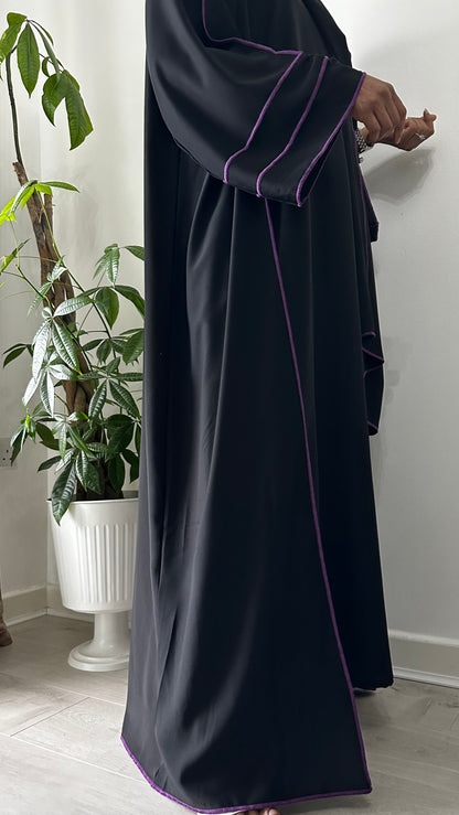 Violet abaya (clearance)