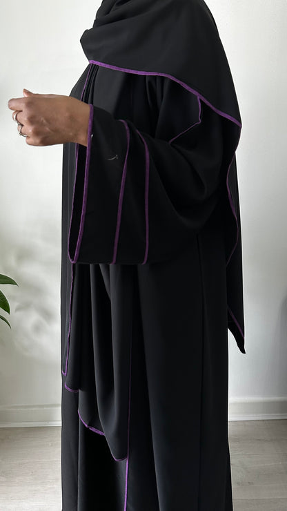 Violet abaya (clearance)