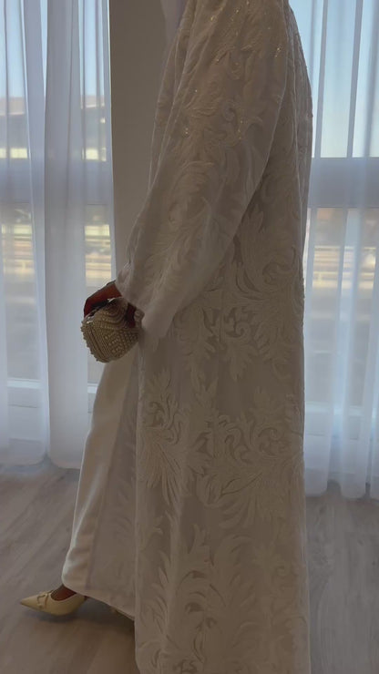 Occasion Floral 3 Piece Abaya Set
